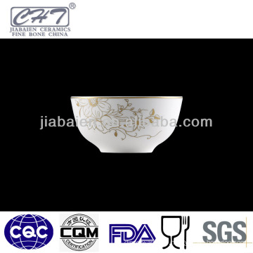 A014 Chinese style bone china porcelain rice cookie bowl